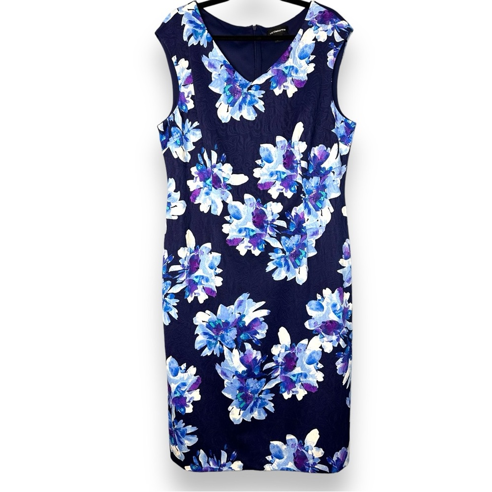 Liz Claiborne Blue Floral Dress